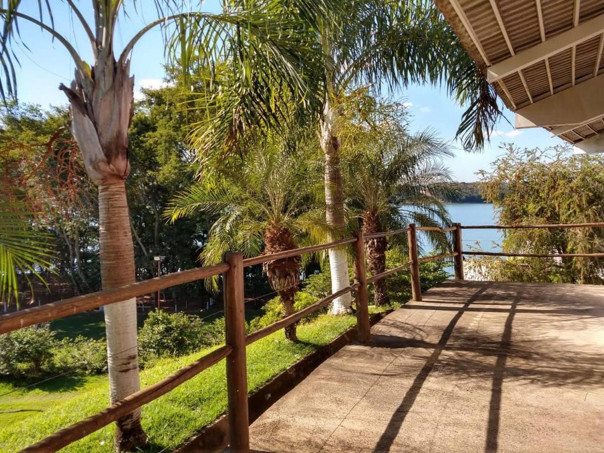 Enseada Nautico Apart Flat I Vista Para O Lago Corumba Caldas Novas Luaran gambar