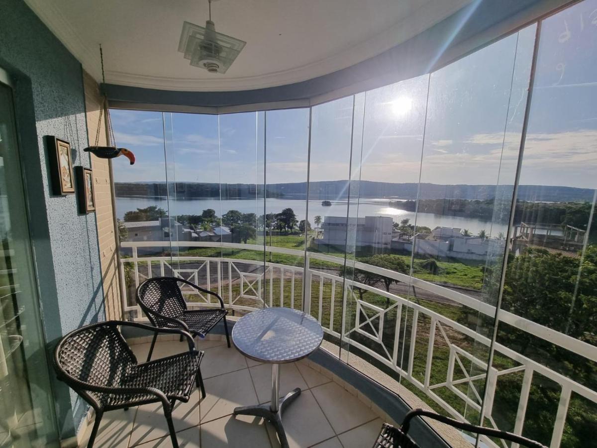 Enseada Nautico Apart Flat I Vista Para O Lago Corumba Caldas Novas Luaran gambar