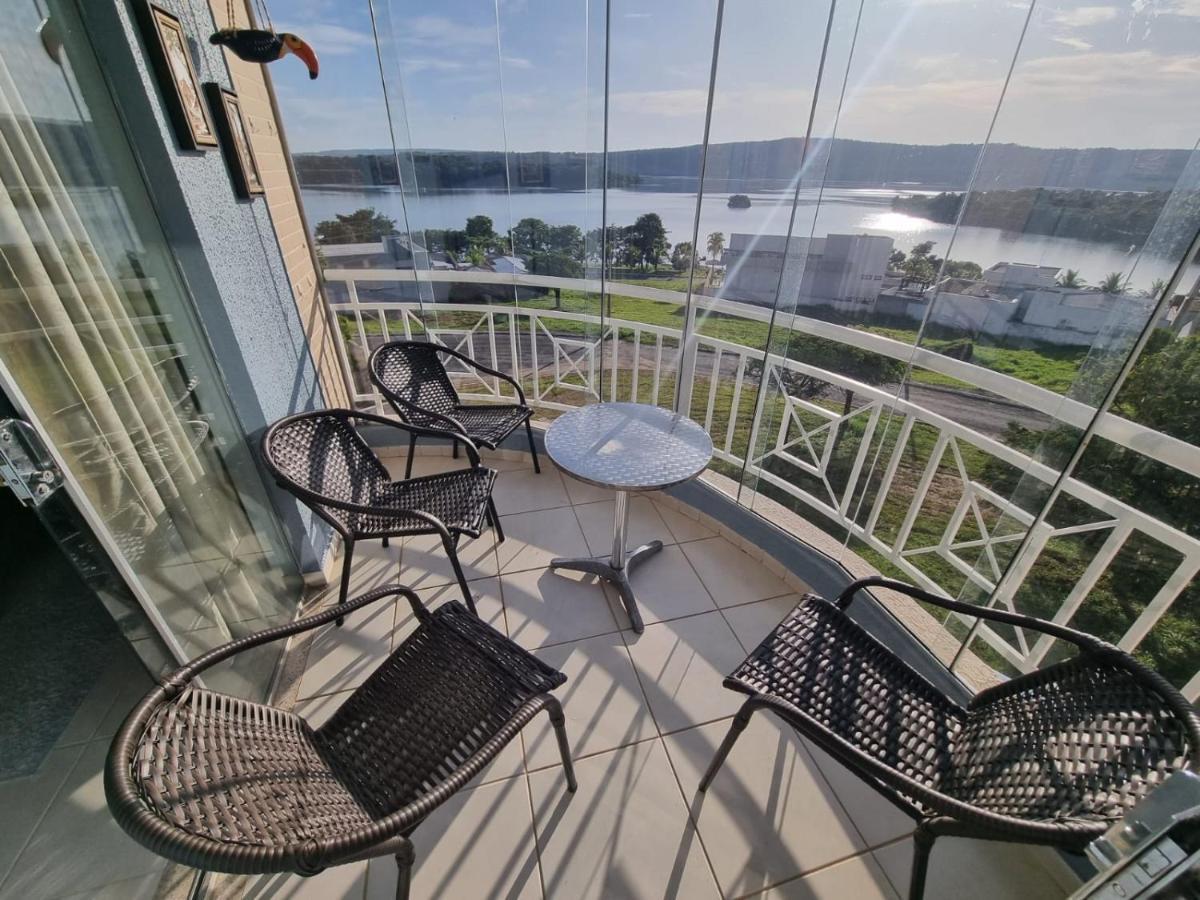 Enseada Nautico Apart Flat I Vista Para O Lago Corumba Caldas Novas Luaran gambar